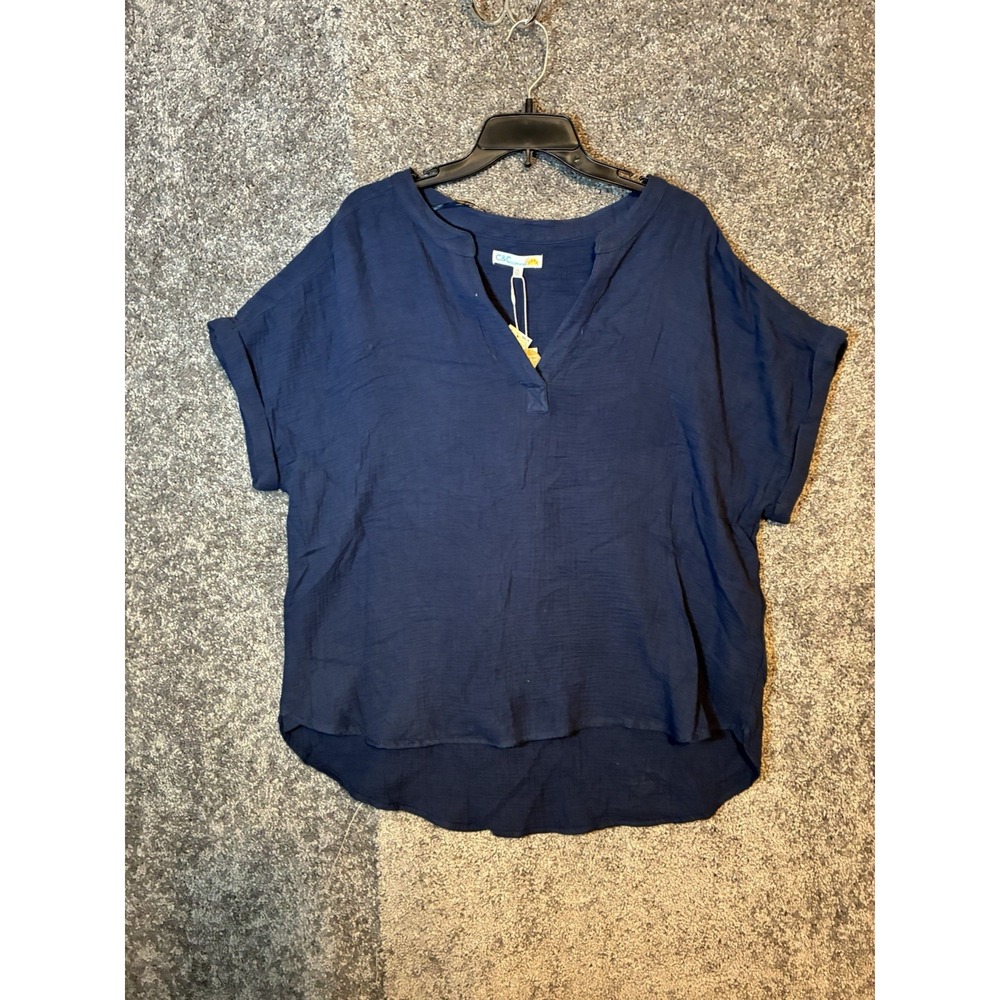 C & C California Women's Blue Blouse Size 1x